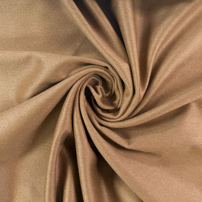100% Brushed Cashmere Coating - Camel - Designer Deadstock