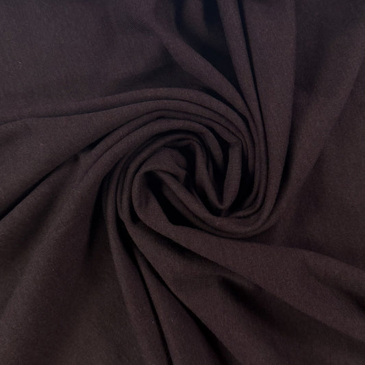 TENCEL™ Lyocell Organic Cotton French Terry  - Espresso