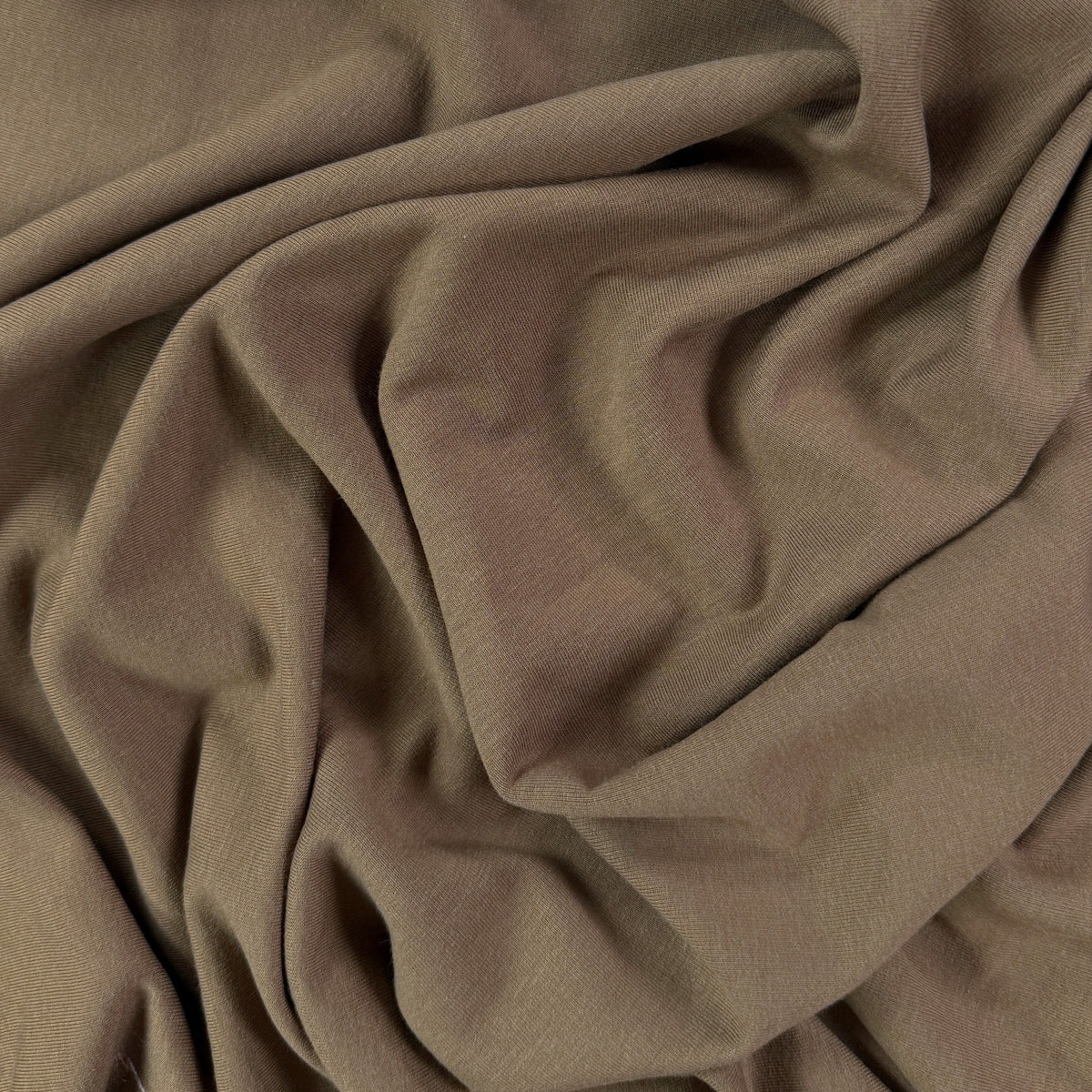 Bamboo Cotton Sweatshirt Fleece - Milk Chocolate