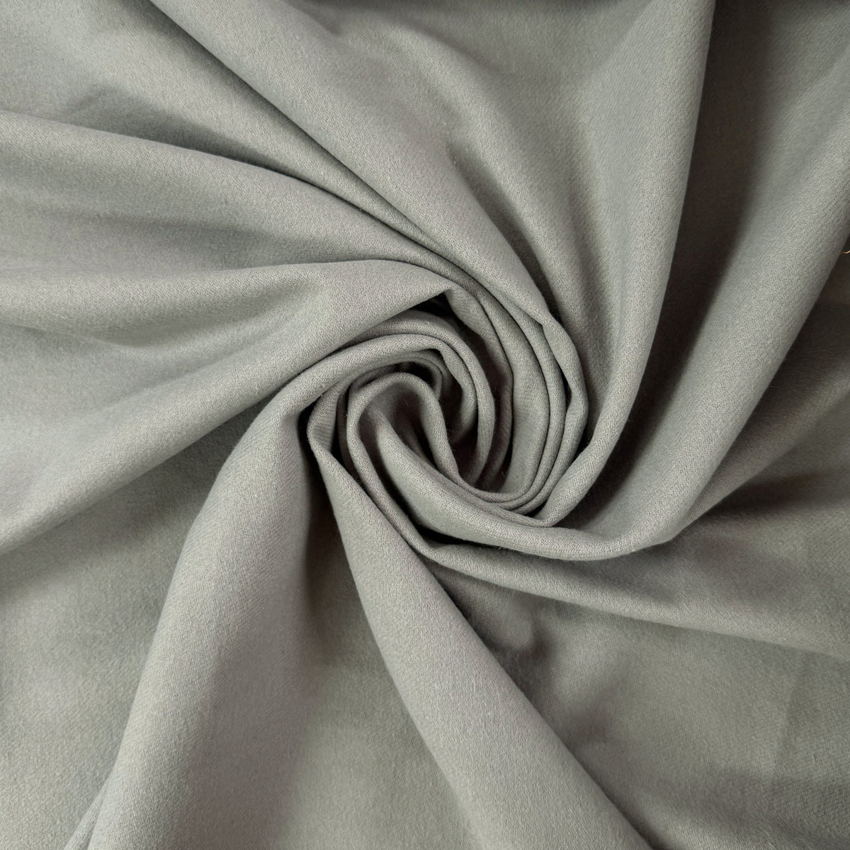 Organic Cotton Brushed Twill - Grey