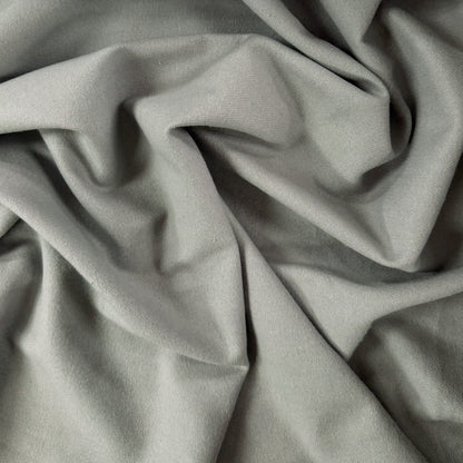 Organic Cotton Brushed Twill - Grey