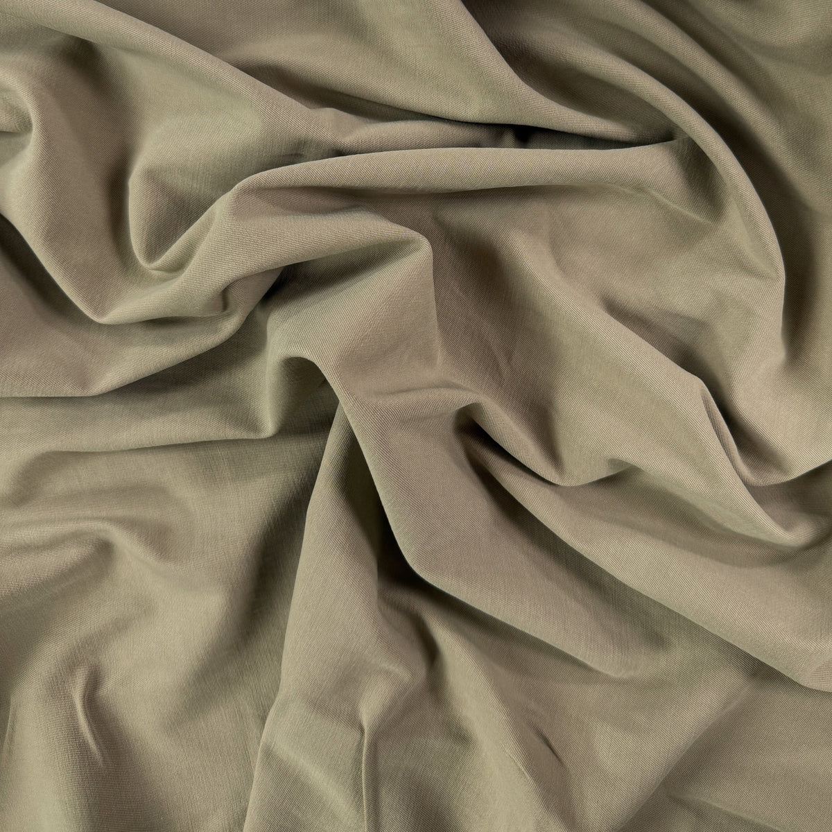 Stretch Lyocell Cotton Twill - Oyster