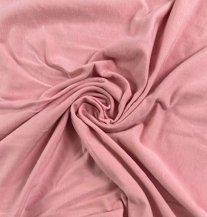 TENCEL™ Lyocell Organic Cotton French Terry  - Mellow Rose