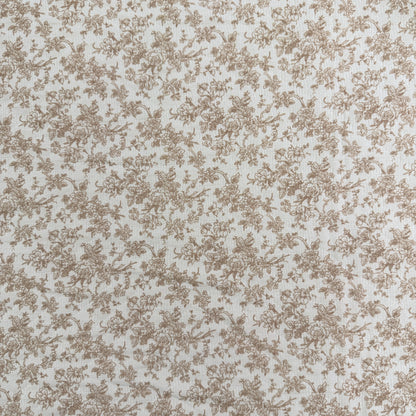 Cotton Heirloom Quilt - Cream/Mocha