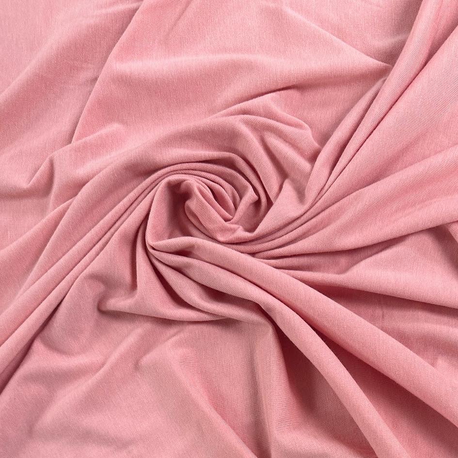 TENCEL™ Lyocell Organic Cotton Spandex Jersey - Mellow Rose