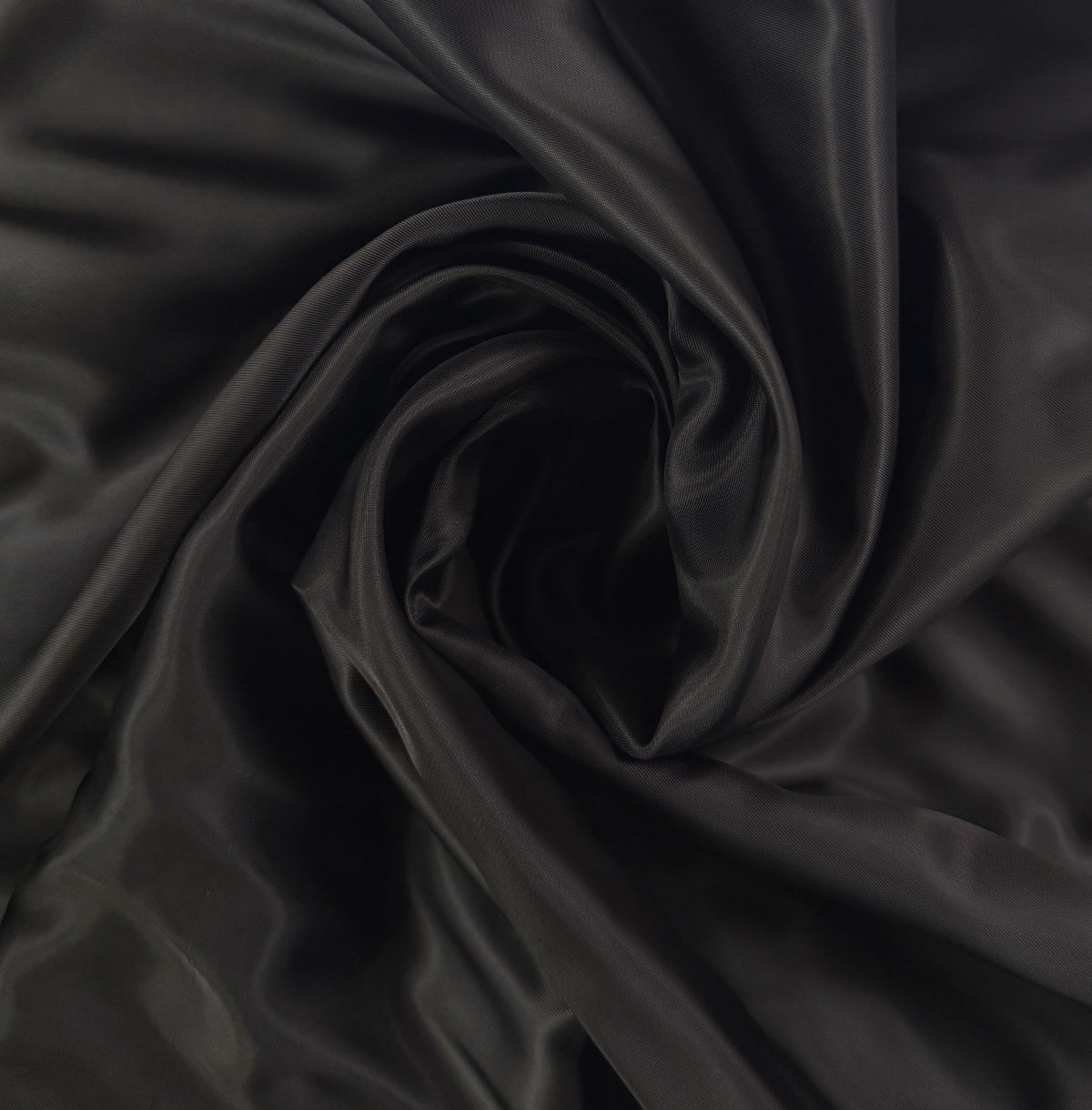 Cupro Bemberg - Black - Designer Deadstock