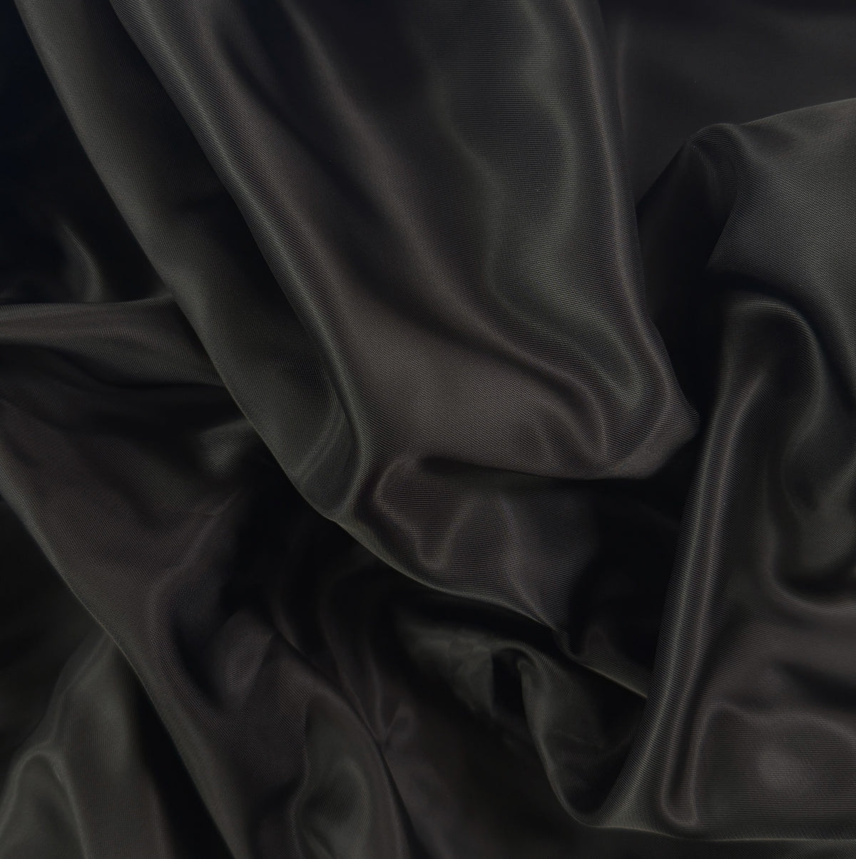 Cupro Bemberg - Black - Designer Deadstock