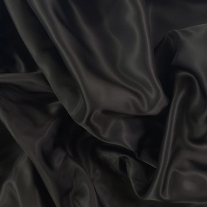 Cupro Bemberg - Black - Designer Deadstock