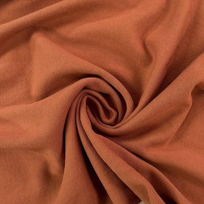 49" Remnant - Organic Cotton Twill Face Fleece Knit - Allspice