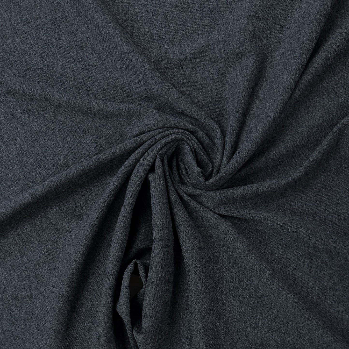 100% Cotton Jersey - Heathered Charcoal