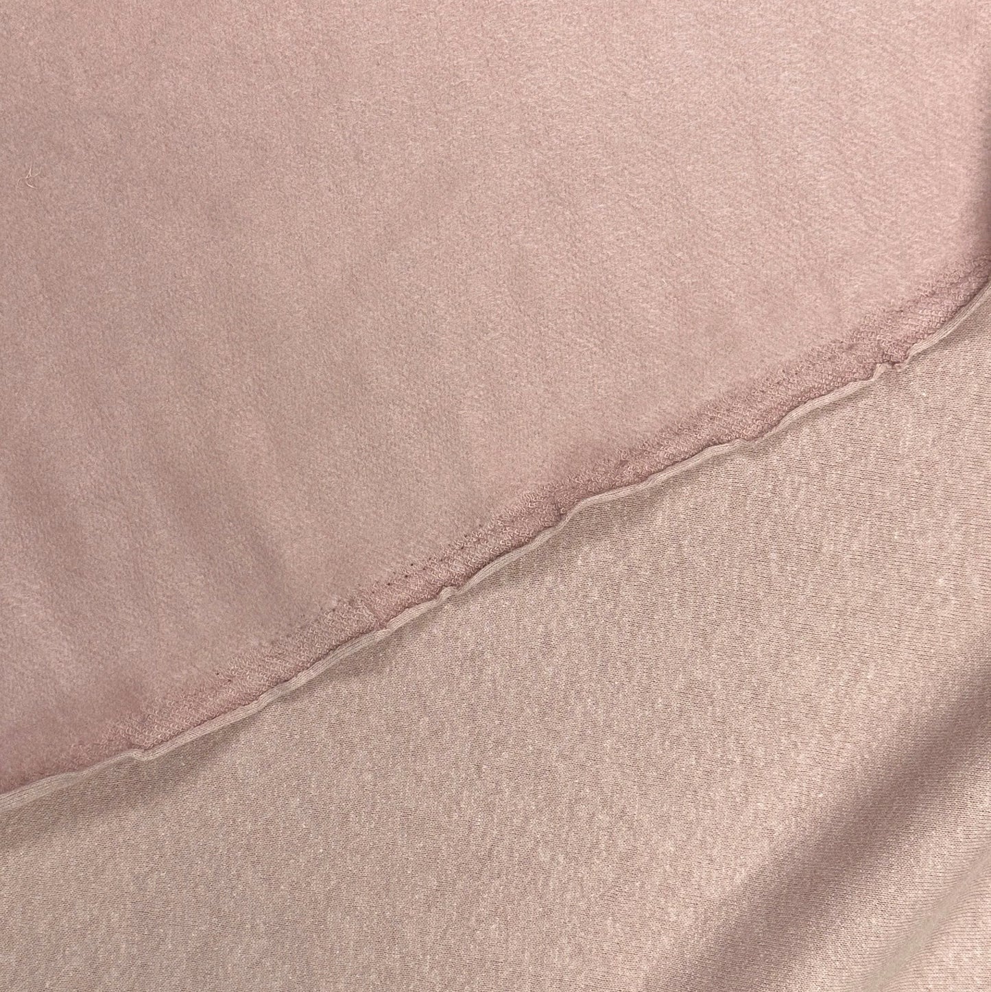 Blush Pink - Organic Cotton & Hemp Knit Sweater Fleece