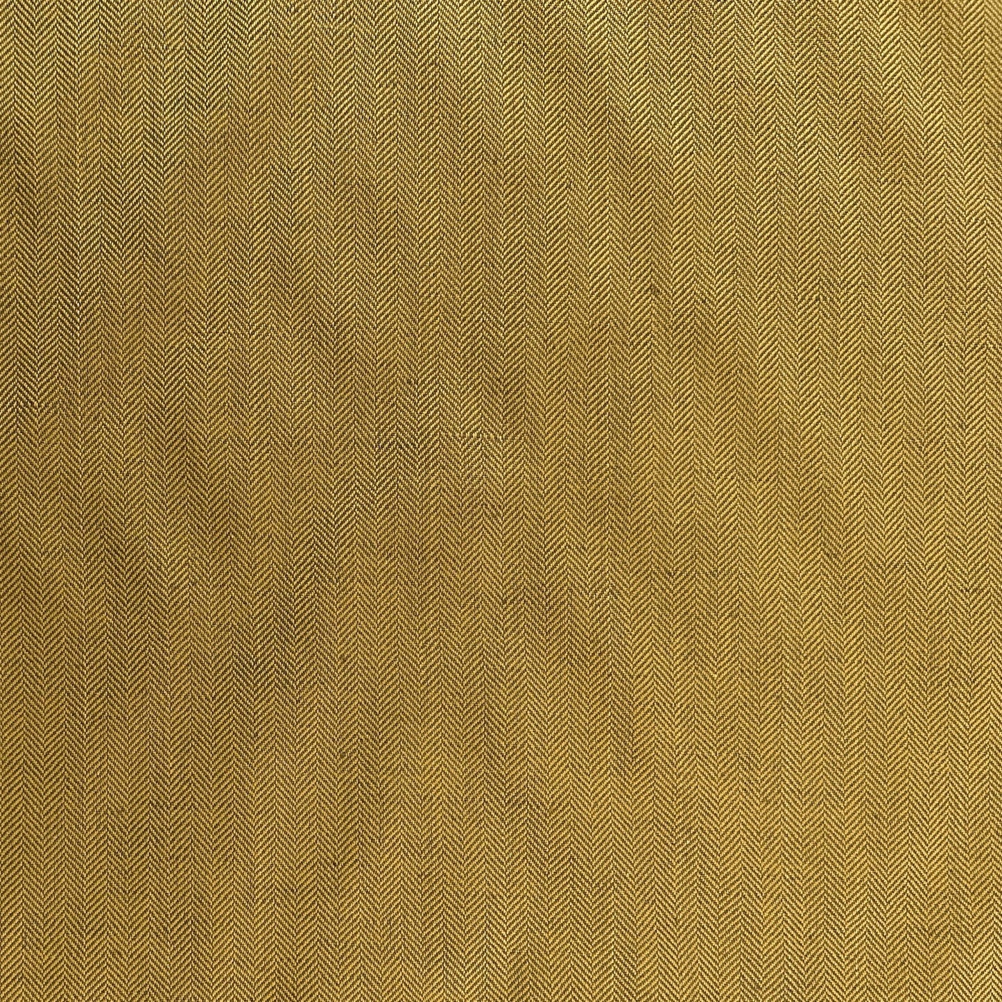 Yarn Dyed Herringbone Cotton Twill - Mustard - Deadstock