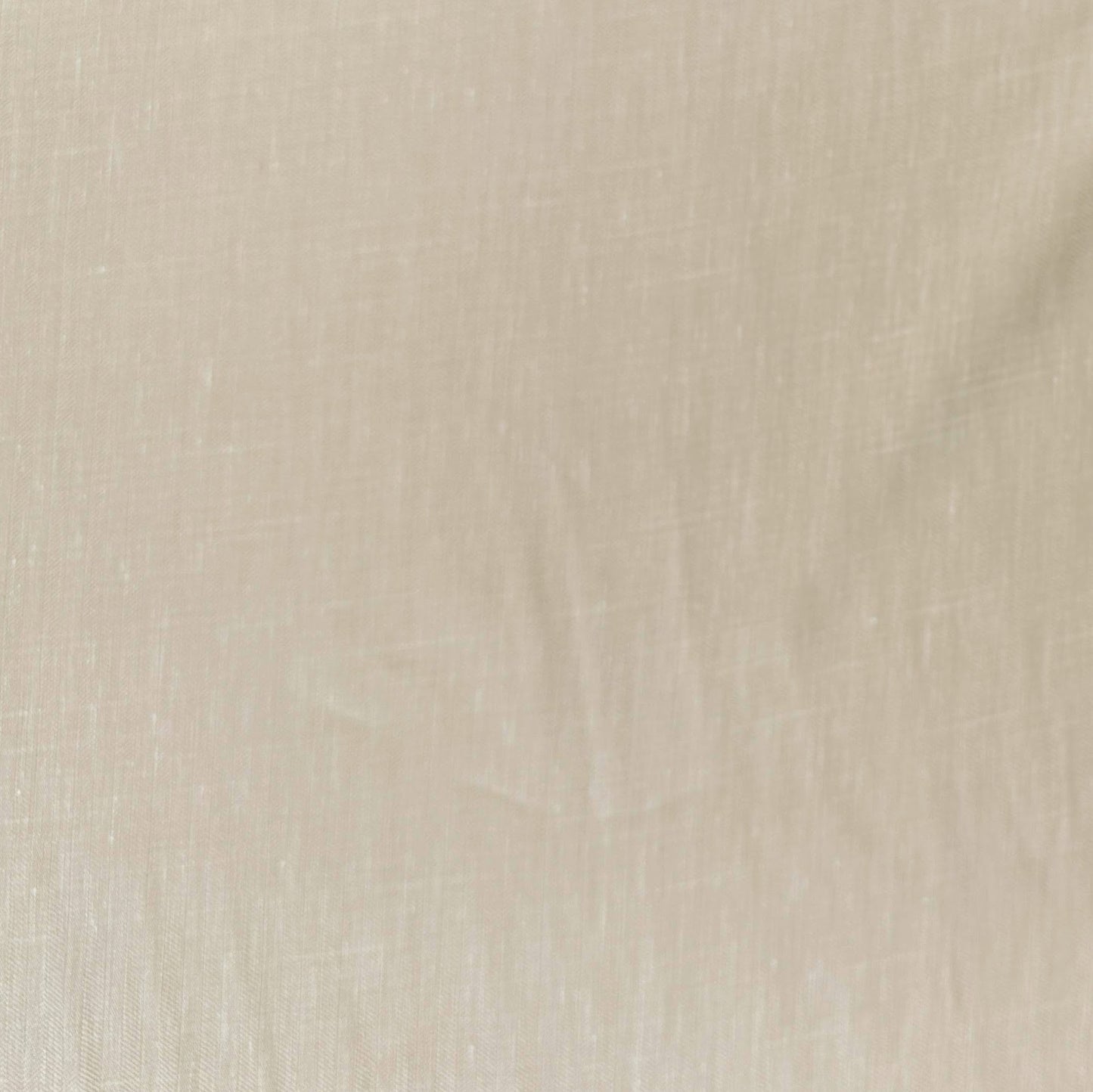 18" Remnant - Yarn Dyed Cotton Herringbone Twill - Light Beige - Deadstock
