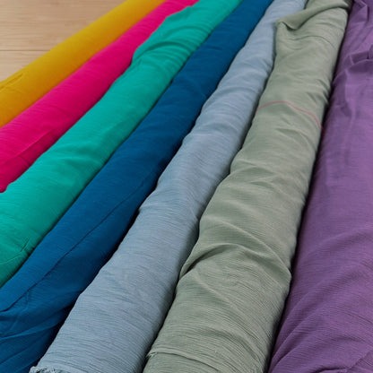 Yellow - Crinkle Yoryu Viscose
