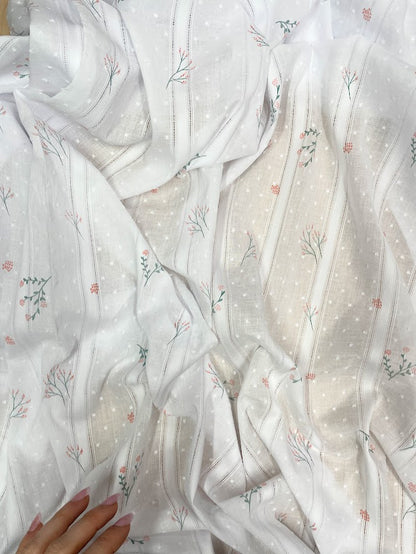 Plumeti Vintage Print - Birth flowers - Cotton