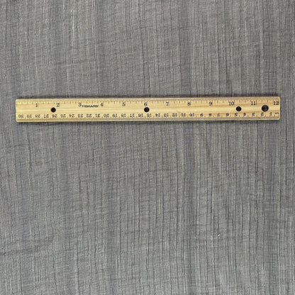 Grey - Tencel & Nylon Plisse - Film Studio Deadstock