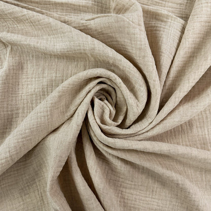29" Remnant - Natural - Cotton & Linen Double Gauze