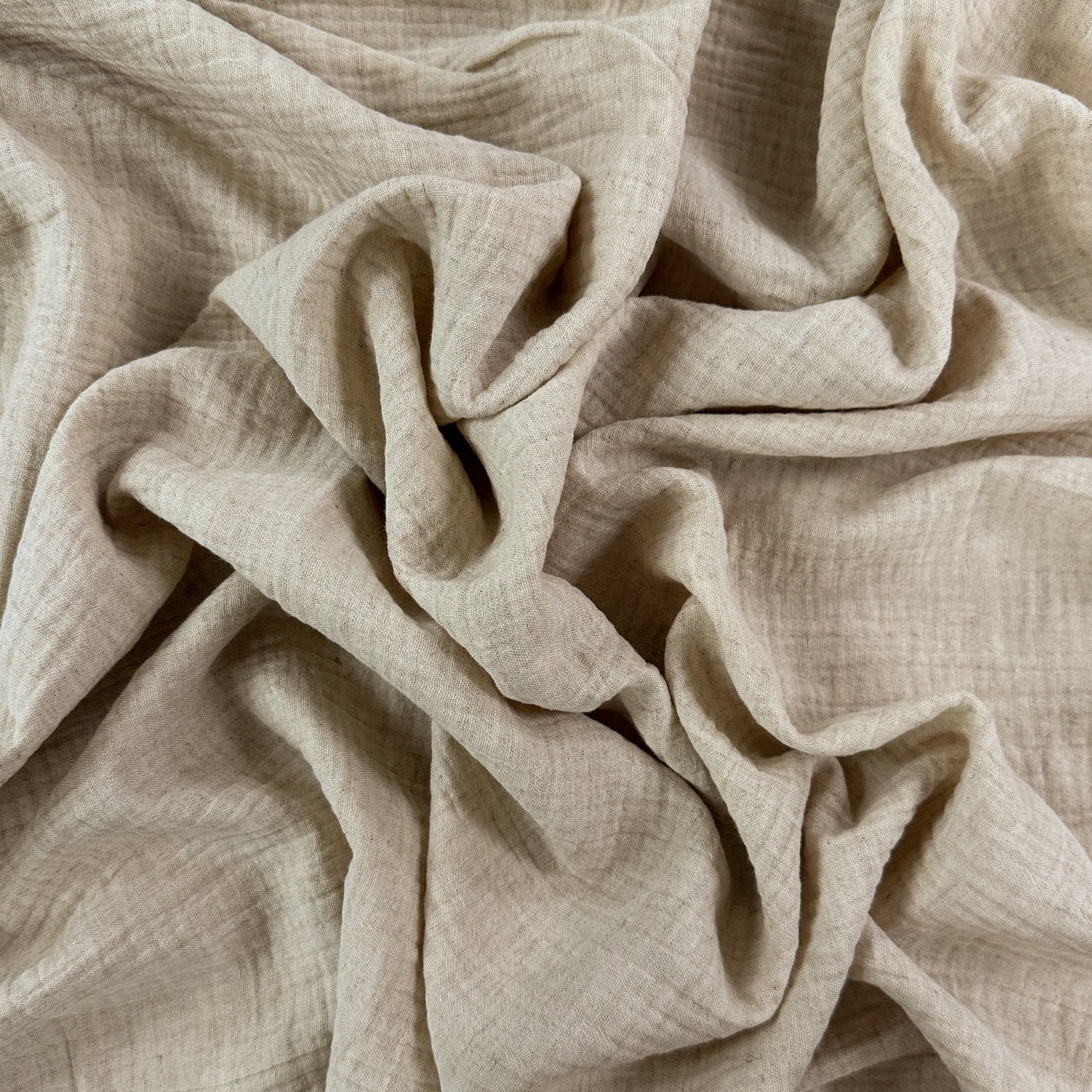 29" Remnant - Natural - Cotton & Linen Double Gauze