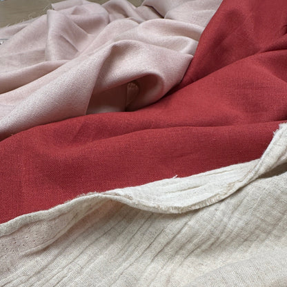 29" Remnant - Natural - Cotton & Linen Double Gauze