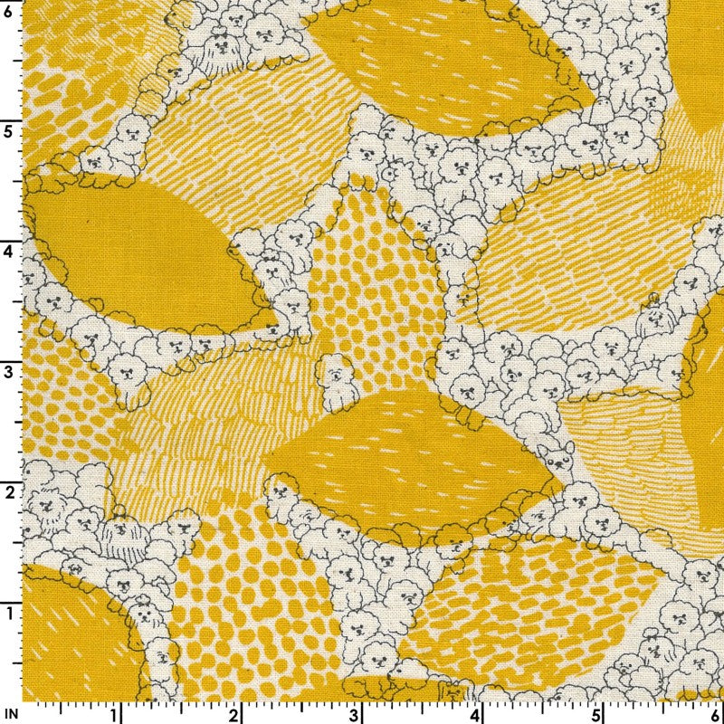 Marble Sud - Bichon Frise - 1A - Cotton Linen Sheeting