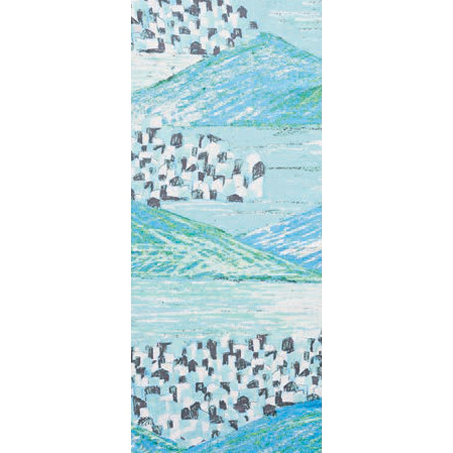 Keshiki - Lake & City - 2B - Cotton Viyella Twill Fabric