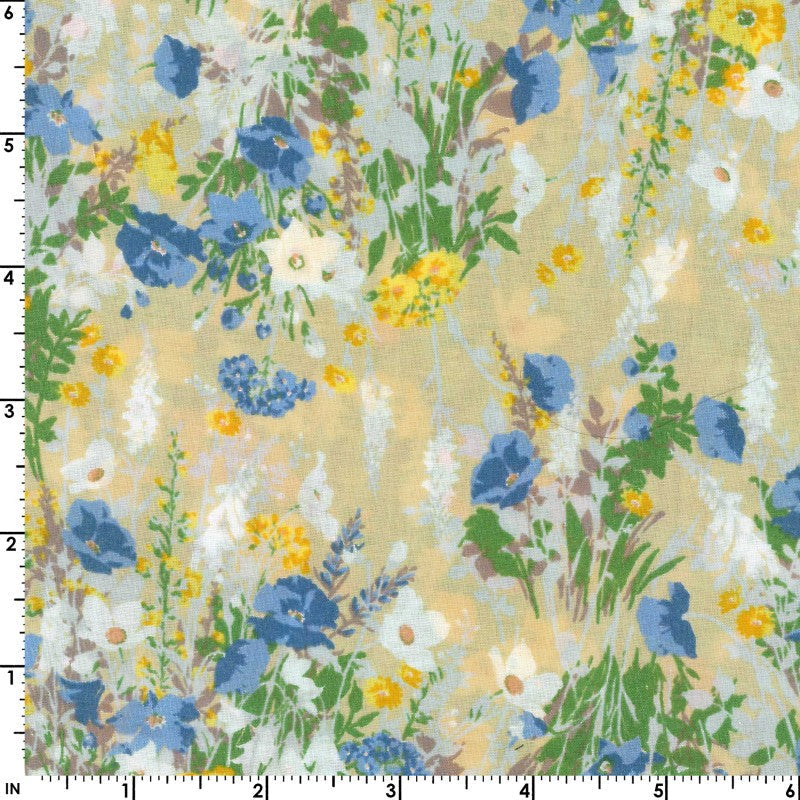 Kokka - Flownny - 13A - Cotton Lawn Fabric