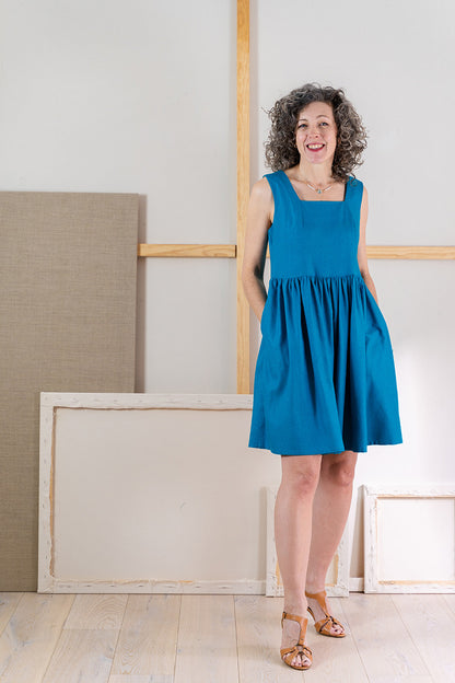 Liesl + Co - Laureles Square-Neck Top & Dress