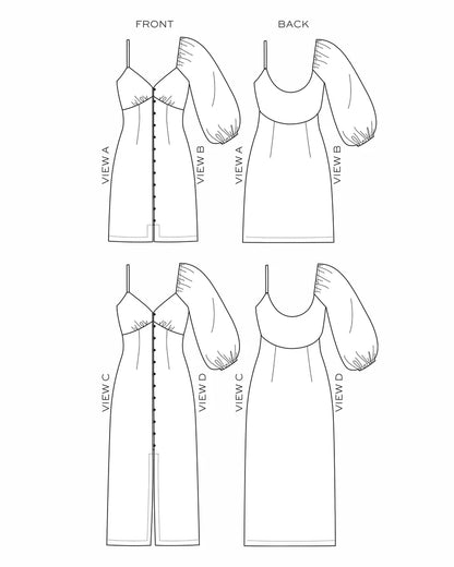 Lora Dress - 0 - 18 - By True Bias Patterns