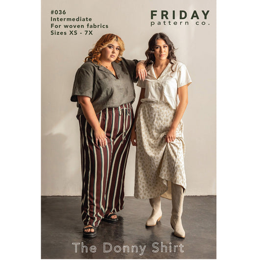 Donny Shirt Pattern - By Friday Pattern Co