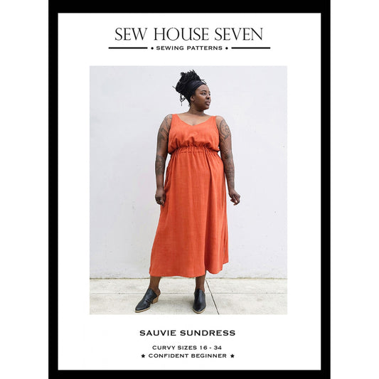 Sew House Seven - Sauvie Dress Sewing Pattern - Curvy Fit -  16-34