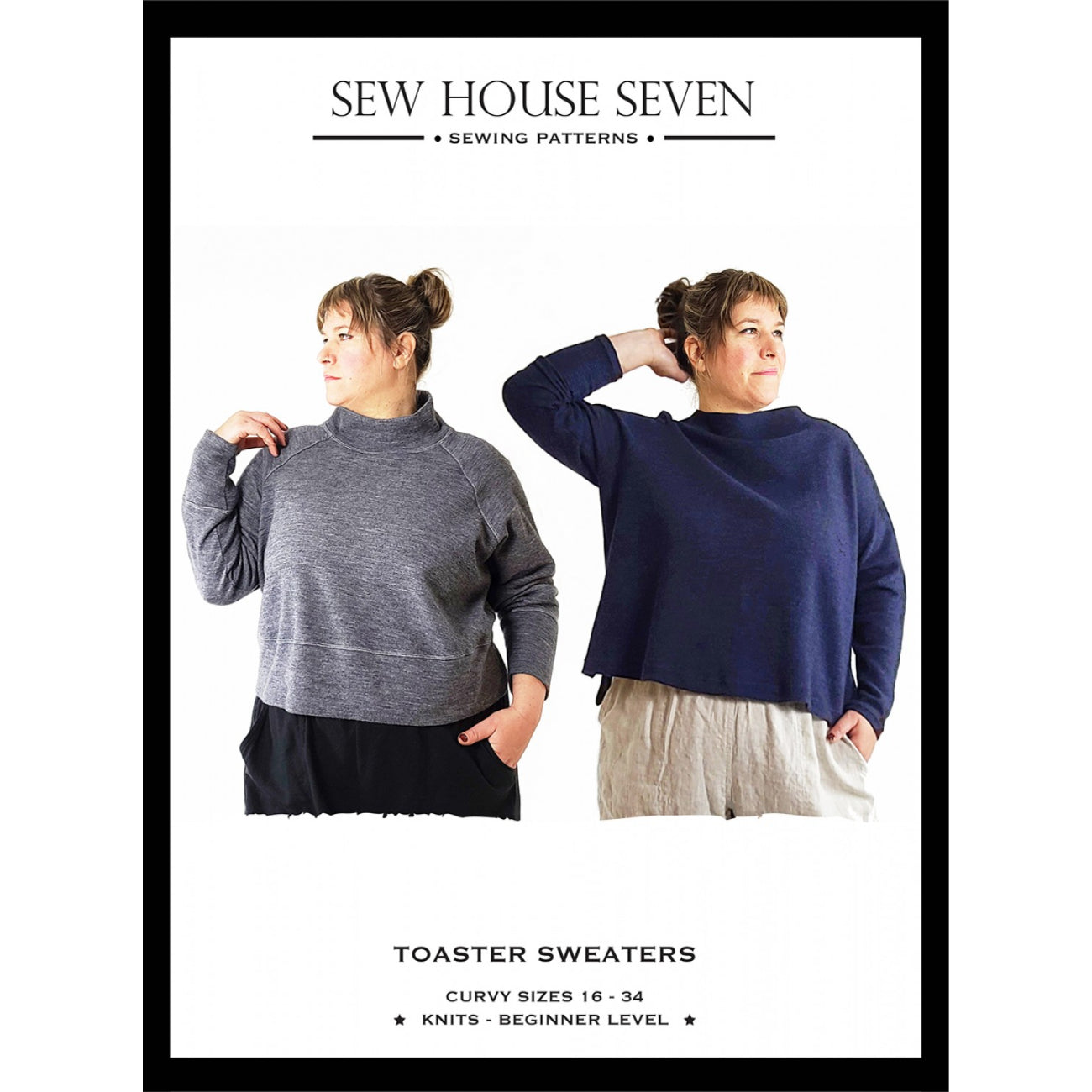 Sew House Seven - 110 -  Toaster Sweaters - Curvy Fit Sizes 16-34