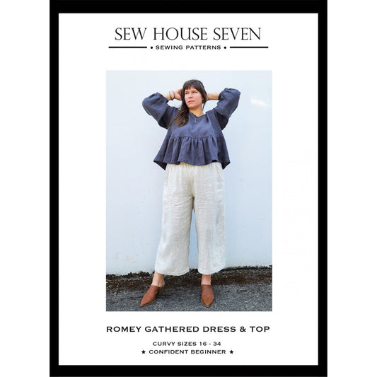 Sew House Seven - Romey Dress & Top Sewing Pattern Curvy Fit 16-34