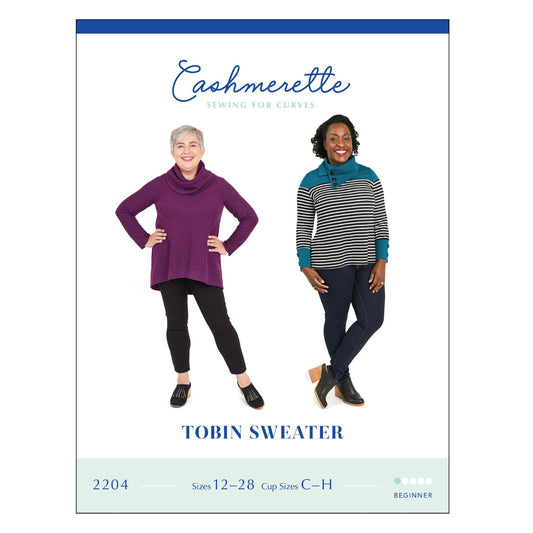 Tobin Sweater - sizes 12-28 -  By Cashmerette