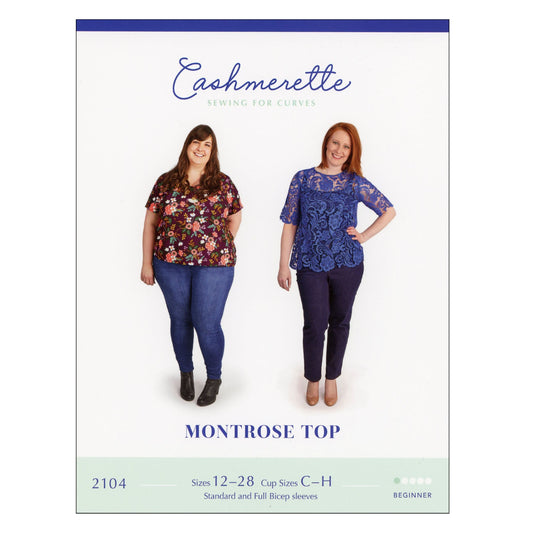 Cashmerette Montrose Top: a curvy & plus size woven top pattern