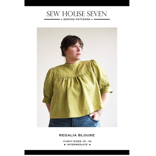 Sew House Seven - Regalia Blouse - sizes 16-34