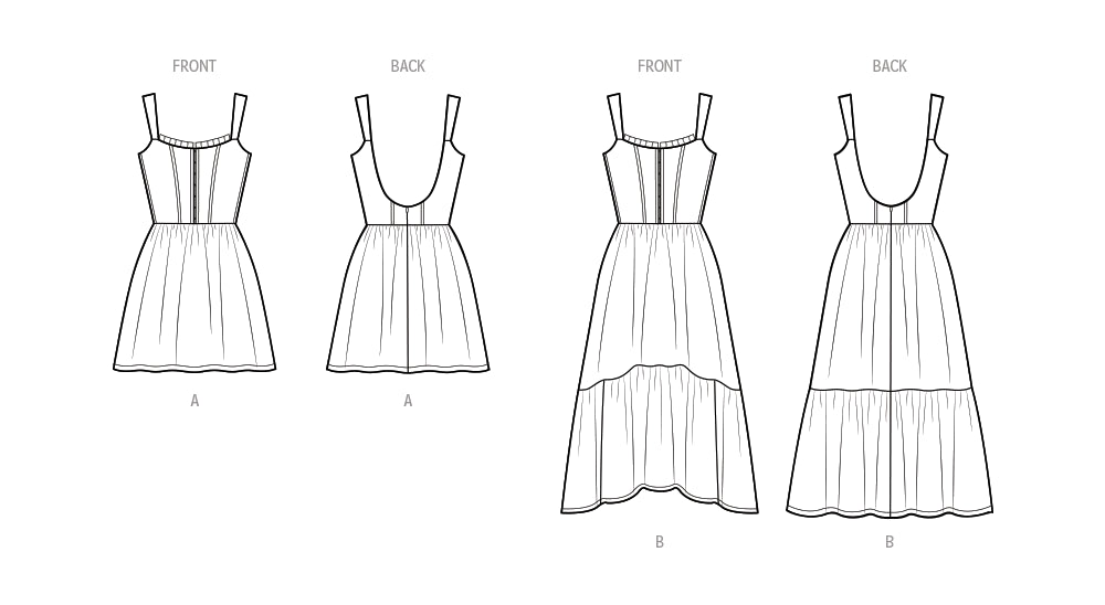 Simplicity S9779 - Misses Dress in 2 Lengths by Madalynne Intimates (8-16 Misses)