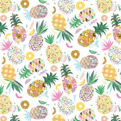 Pineapples - Pineapple Crush  - Cotton Fabric
