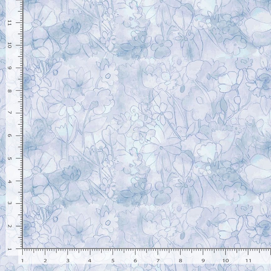 Floral Haze - Ma Belle - Allure  - Cotton Fabric