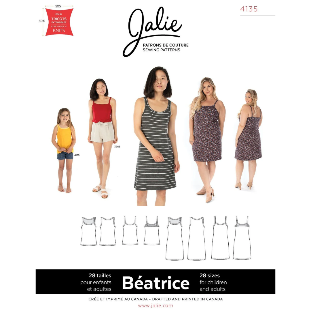 Jalie - 4135 - BEATRICE Tank and Dresses