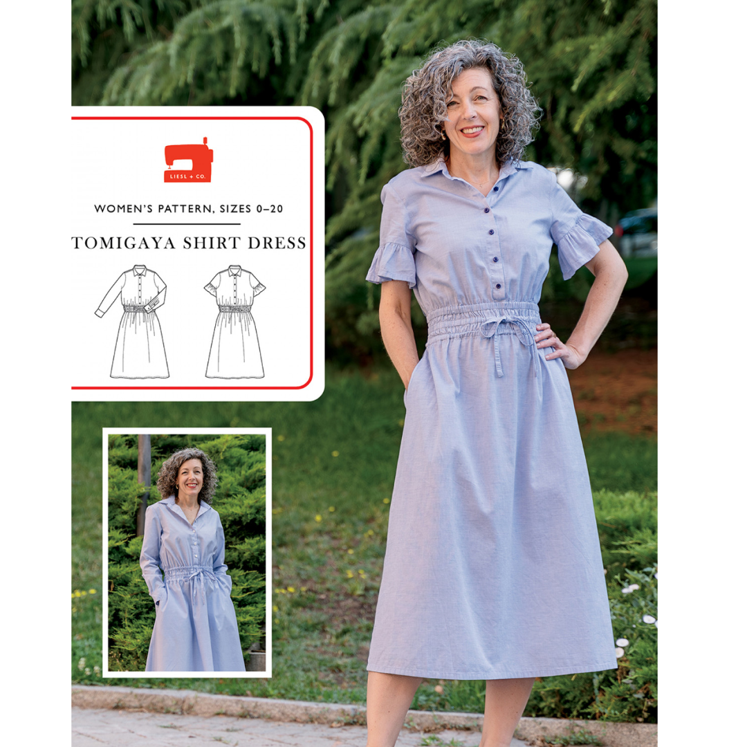 Liesl + Co - Tomigaya Shirtdress Sewing Pattern