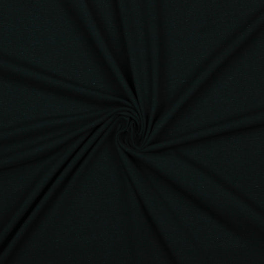 Linen & Organic Cotton - Stretch Jersey Knit - Black