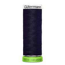 Gütermann rPet (100% Recycled) Sew-All Thread 100m - Col. 665 - Charcoal Navy