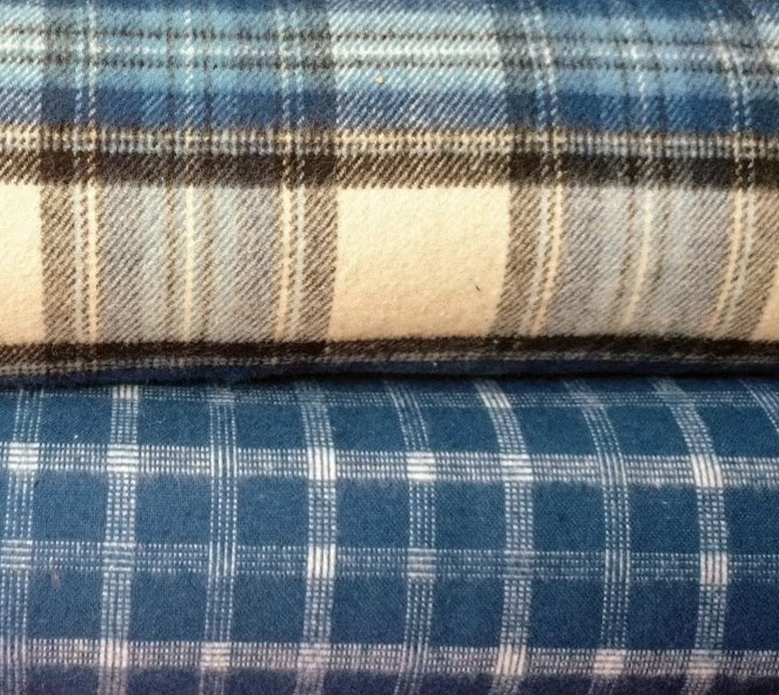 Yarn Dyed Primo Flannel - Blue