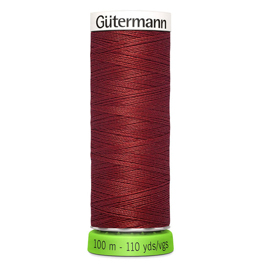 Gütermann rPet (100% Recycled) Sew-All Thread 100m - Col. 221 - Rust