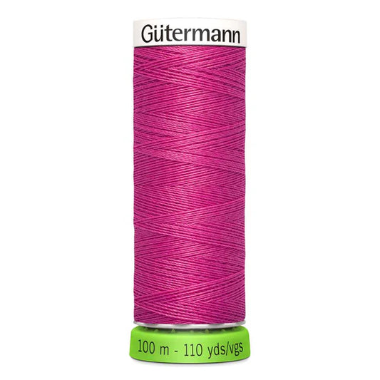 Gütermann rPet (100% Recycled) Sew-All Thread 100m - Col. 733 - Bright Pink