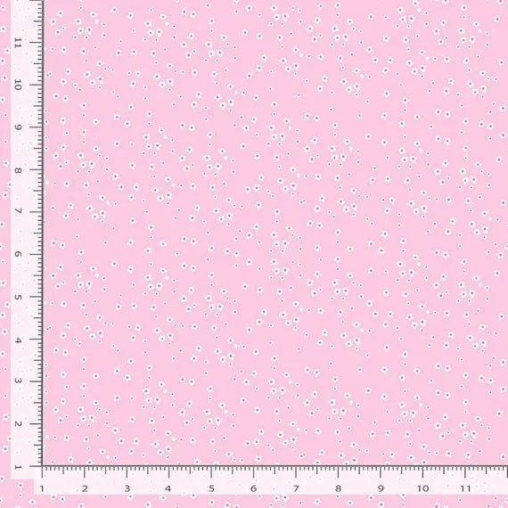 Petal Perfect - Pink - Pineapple Crush - Cotton Fabric