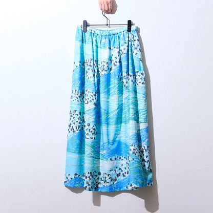 Keshiki - Lake & City - 2B - Cotton Viyella Twill Fabric