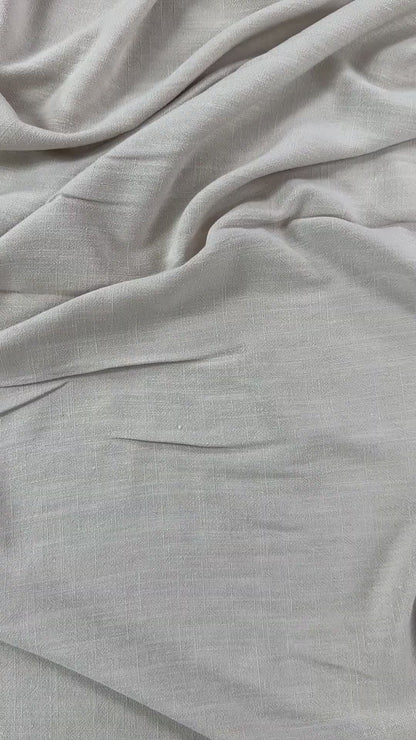 Silky Linen Viscose Noil - Sand