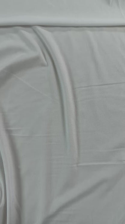 Bamboo Jersey Knit - White