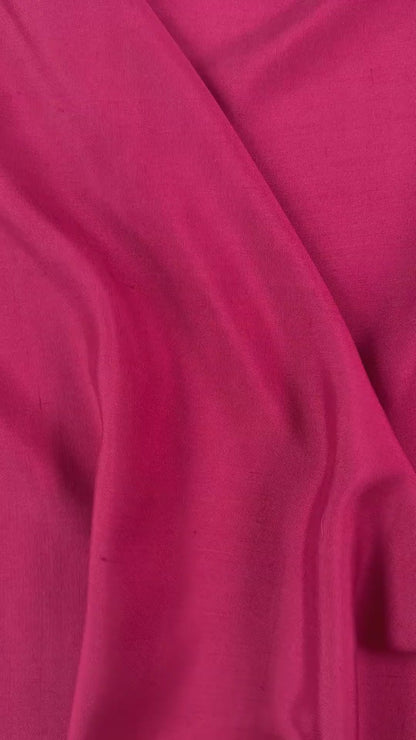 Silk Shantung - Wine - 54" - 34 Momme